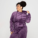 Jaqueta de Plush Feminina Oxer com Capuz e Bolso - Foto 8