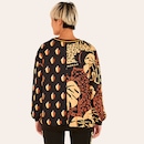 Blusa de Moletom Farm Feminina Oversized Onça Cafuné - Foto 2