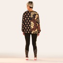 Blusa de Moletom Farm Feminina Oversized Onça Cafuné - Foto 3