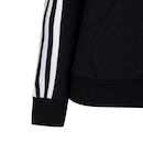 Blusa de Moletom adidas com Capuz 3 Listras com Zíper - Feminina - Foto 10