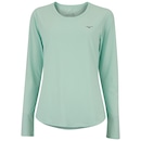 Camiseta Mizuno Manga Longa com Proteção UV - Feminina - Foto 1