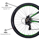 Mountain Bike Groove Hype 10  - Aro 29 - Freio a Disco Mecânico - Câmbio Shimano - Foto 8