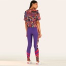 Blusa Feminina Manga Curta Cropped Farm Tela Patch Gráfico - Foto 4