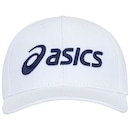 Boné Asics Aba Curva Strapback Em Sarja Com Bordado 3D - Adulto - Foto 2