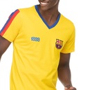 Camiseta Barcelona Manga Curta Casual Retrô Campions - Masculina - Foto 4