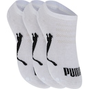 Kit de Meias Puma Sapatilha Invisivel com 3 Pares 25 a 28 - Infantil - Foto 3