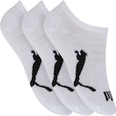 Kit de Meias Puma Sapatilha Invisivel com 3 Pares 25 a 28 - Infantil - Foto 1