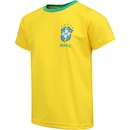 Kit de Uniforme de Futebol Infantil do Brasil CBF com Camiseta e Calção - Foto 4