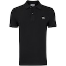 Camisa Polo Lacoste Slim Fit Solid - Masculina - Foto 4