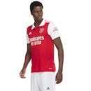 Camisa Polo Arsenal I 22/23 adidas - Masculina - Foto 4