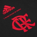 Camiseta Manga Longa do Flamengo adidas Lifestyle - Masculina - Foto 5