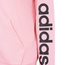 Jaqueta de Moletom adidas com Capuz Logo Linear Zipper - Feminina - Foto 7