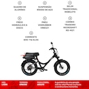 Mobilete Caloi 350W - Freio a Disco Hidráulico - Câmbio Microshift - 7 Marchas - Foto 4