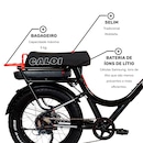 Mobilete Caloi 350W - Freio a Disco Hidráulico - Câmbio Microshift - 7 Marchas - Foto 7