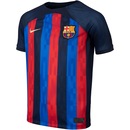 Camisa Barcelona I 22/23 Torcedor Nike - Infantil - Foto 3