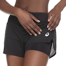 Short Feminino ASICS Duplo de Malha - Foto 5