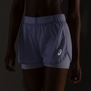 Short Feminino ASICS Duplo com Elástico Logo - Foto 5