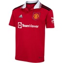 Camisa Polo Manchester United I 22/23 adidas - Infantil - Foto 3