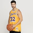 Camiseta Regata Los Angeles Lakers NBA Mitchell & Ness Swingman Home Jersey - Masculina - Foto 4