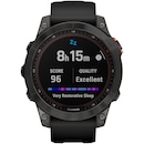 Relógio Monitor Cardíaco Garmin Fênix 7 Solar com GPS - Adulto - Foto 5