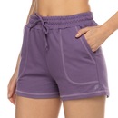 Short de Moletom Bolso Externo Feminino Oxer Marley - Foto 2