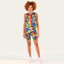 Camiseta Regata Feminina Farm Lic Cropped Maxi Tucanos - Foto 3