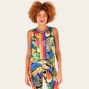 Camiseta Regata Feminina Farm Lic Cropped Maxi Tucanos - Foto 1