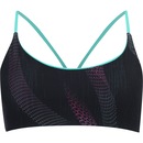 Top Fitness Oxer sem Bojo Baixa Sustentação Reversível Estampado - Adulto - Foto 10