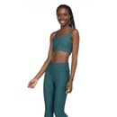 Top Fitness sem Bojo Oxer Baixa Sustentação Alça Fina Textura - Adulto - Foto 2