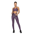 Calça Legging Feminina Oxer Média Compressão Cós Alto Zig - Foto 5