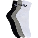 Kit de Meias New Balance Cano Alto - 3 Pares - Adulto - Foto 1