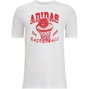 Camiseta adidas Manga Curta Basquete Aworld Hoops - Masculina - Foto 4