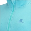 Blusa de Fleece Feminina Salomon Polar 1/2 Zíper com Proteção Solar UV - Foto 8
