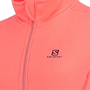 Blusa de Fleece Feminina Salomon Polar 1/2 Zíper com Proteção Solar UV - Foto 8