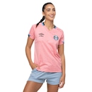 Camisa do Grêmio 22 Outubro Rosa Umbro - Feminina - Foto 2