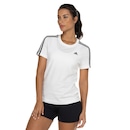 Camiseta adidas Manga Curta 3 Listras - Feminina - Foto 4