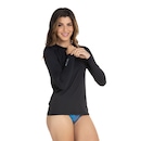 Camiseta Uv Line Manga Longa com Proteção Solar Slim - Feminina - Foto 3