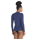 Camiseta Uv Line Manga Longa com Proteção Solar Slim - Feminina - Foto 2