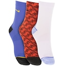 Kit de Meia Nike Everyday Plus Lightweight ALE 3PR - Adulto - 3 Pares - Foto 3