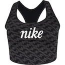 Top Fitness Nike Plus Size Dri-Fit Swsh Icom AOP GX BRA - Adulto - Foto 1