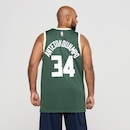 Camiseta Regata Milwaukee Bucks Nike Masculina Dri-Fit Swfmn - Foto 5
