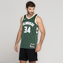 Camiseta Regata Milwaukee Bucks Nike Masculina Dri-Fit Swfmn - Foto 6