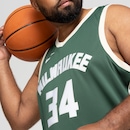 Camiseta Regata Milwaukee Bucks Nike Masculina Dri-Fit Swfmn - Foto 12