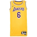 Camiseta Regata Los Angeles Lakers Nike Dri-Fit NBA MNK SWGMN JSY - Foto 10
