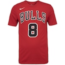 Camiseta Chicago Bulls Nike Masculina NBA ES NN SS T - Foto 7