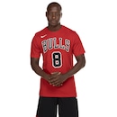 Camiseta Chicago Bulls Nike Masculina NBA ES NN SS T - Foto 2