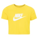 Blusa Infantil Manga Curta Cropped Nike Tee Sportswear - Foto 1