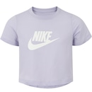 Blusa Infantil Manga Curta Cropped Nike Tee Sportswear - Foto 1