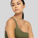 Top Fitness Inhale sem Bojo Baixa Sustentação Um Ombro - Adulto - Foto 5