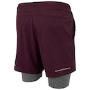 Bermuda Masculina ASICS 5' 2 em 1 Quadriculado - Foto 8